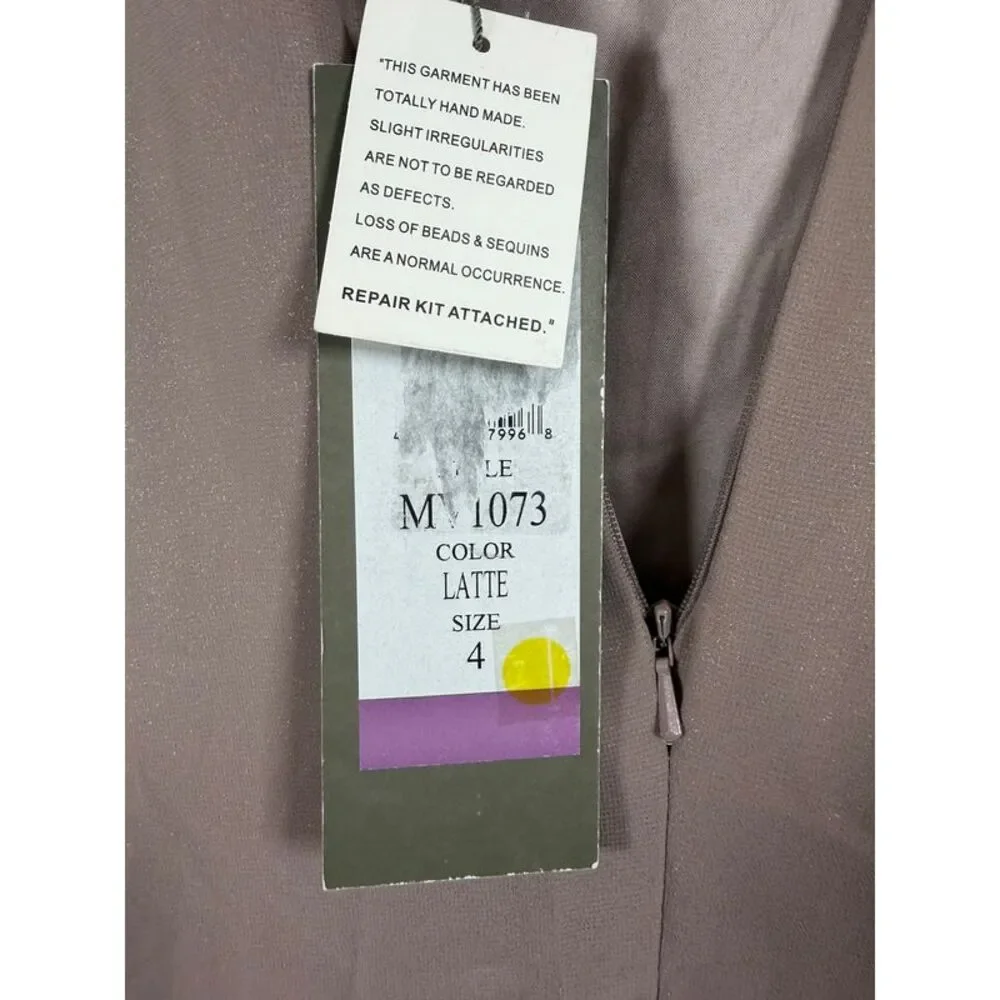 Marsoni By Colors MV1073 Dress Latte - Picture 4 of 8